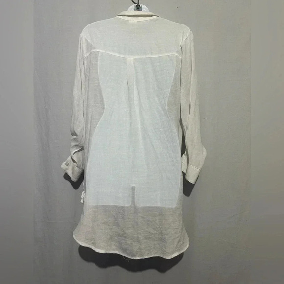 Time and Tru White Shirt Women's Medium - Picture 3 of 4